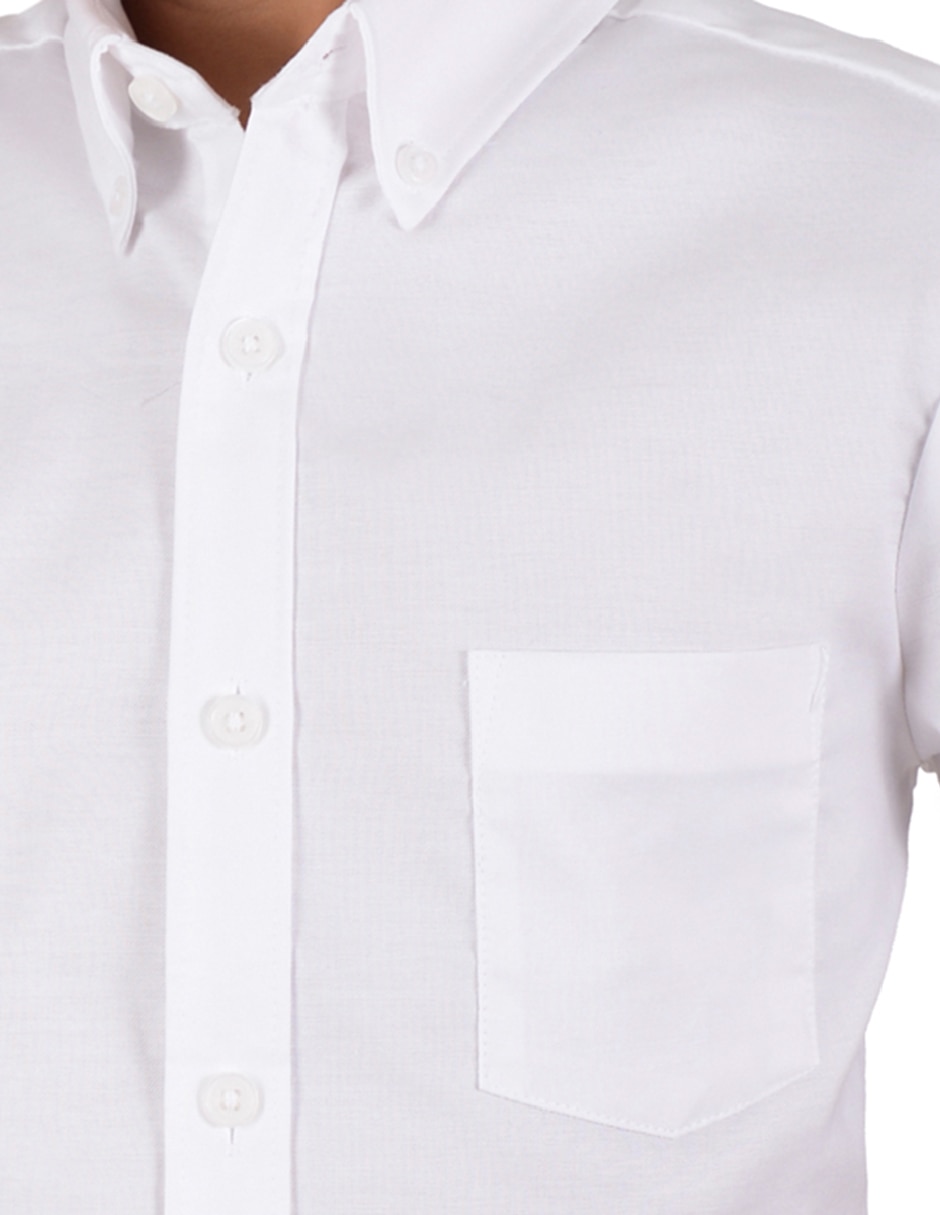 Camisa casual de algodón manga corta para niño