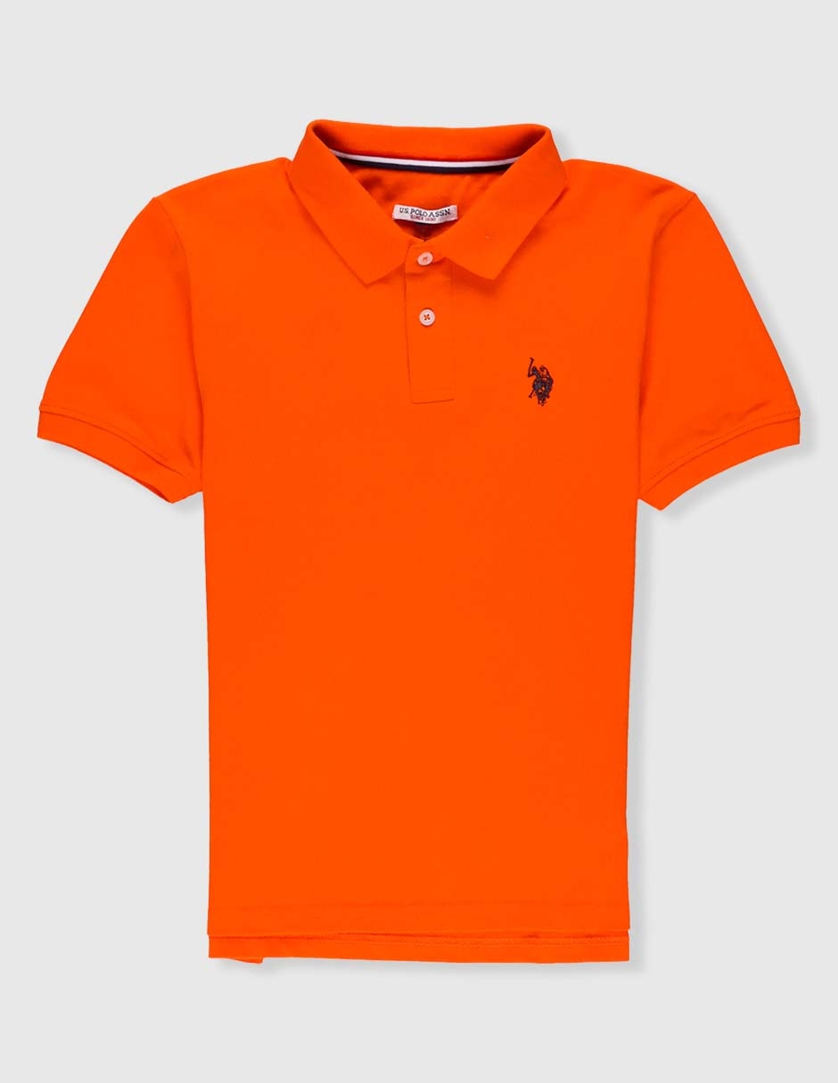 Playera tipo polo de algodón para niño Playera tipo polo de algodón para niño