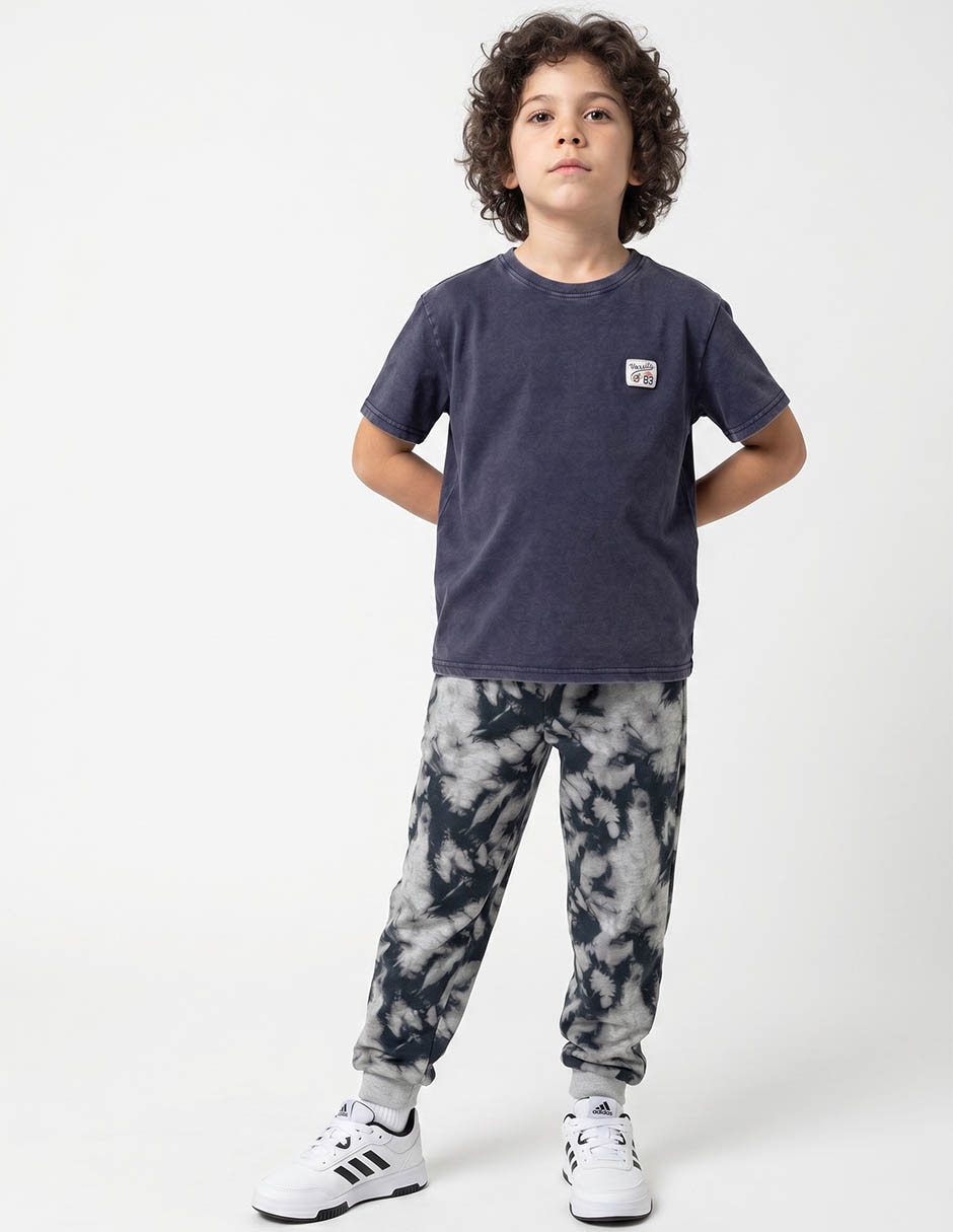 Playera manga corta para niño