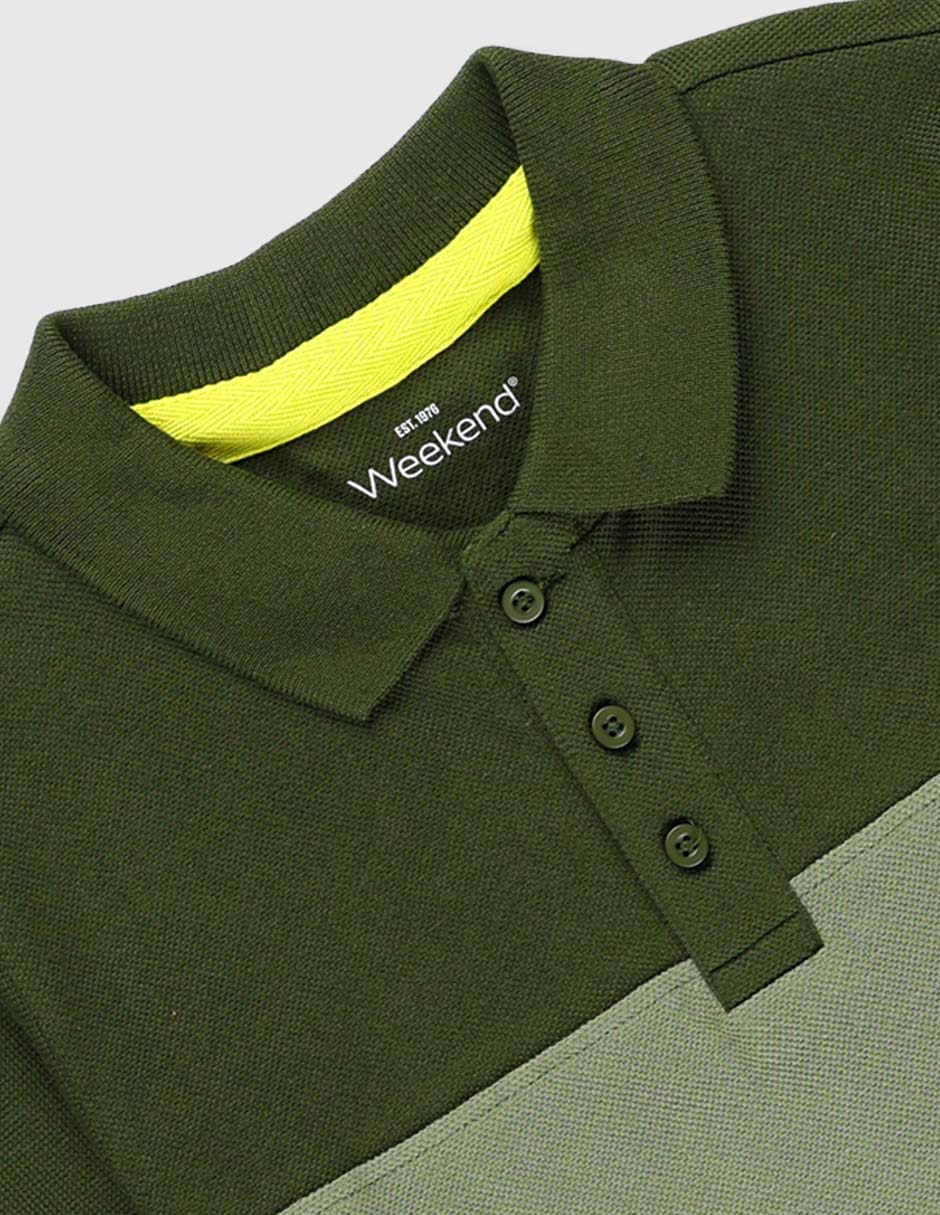 Playera tipo polo de algodón para niño 3