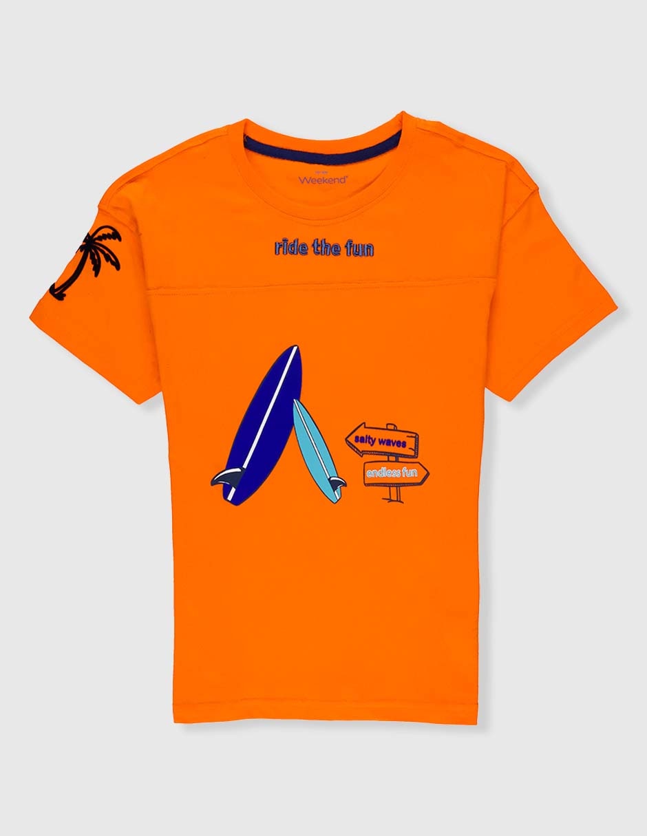 Playera manga corta para niño Playera manga corta para niño