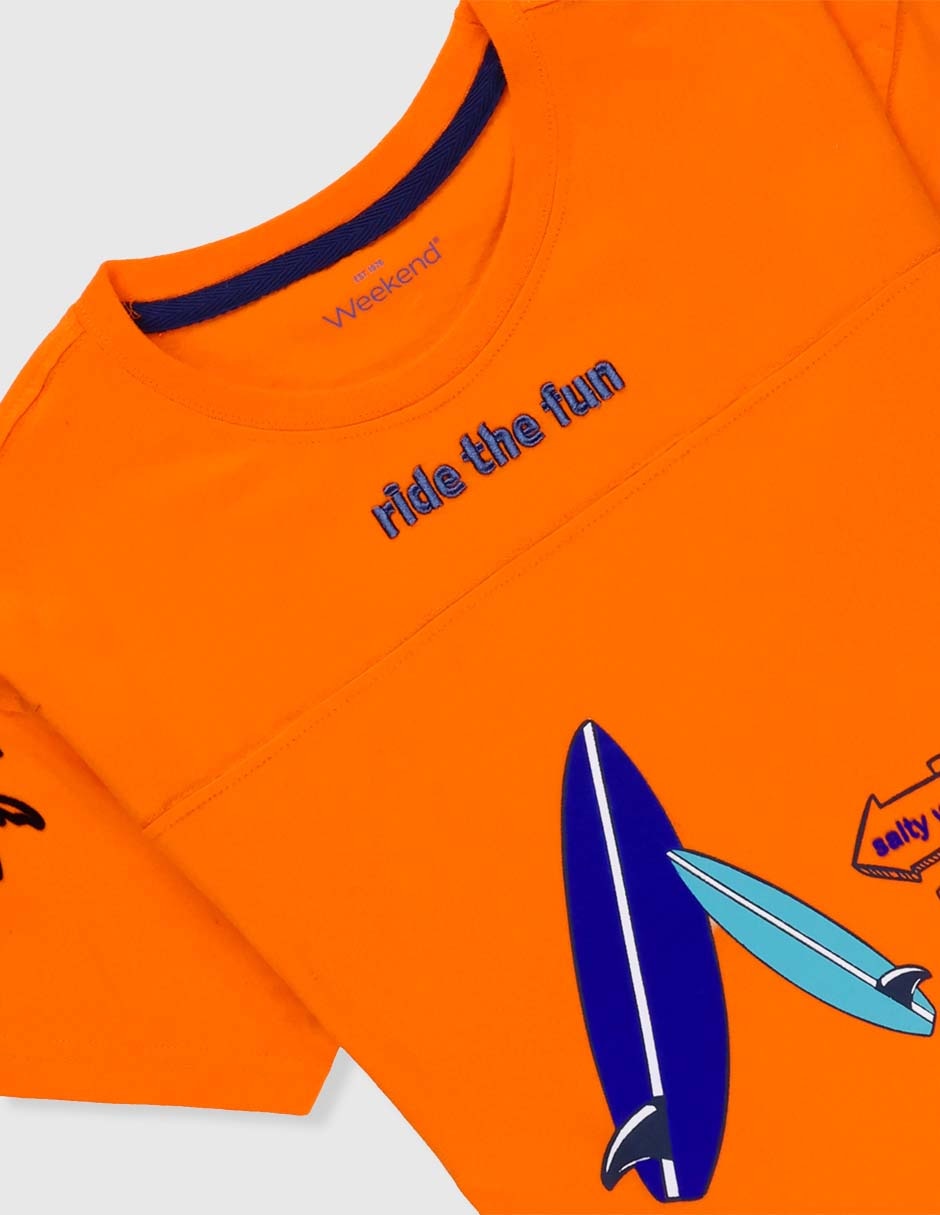 Playera manga corta para niño 3