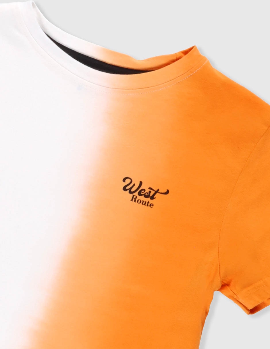Playera manga corta para niño