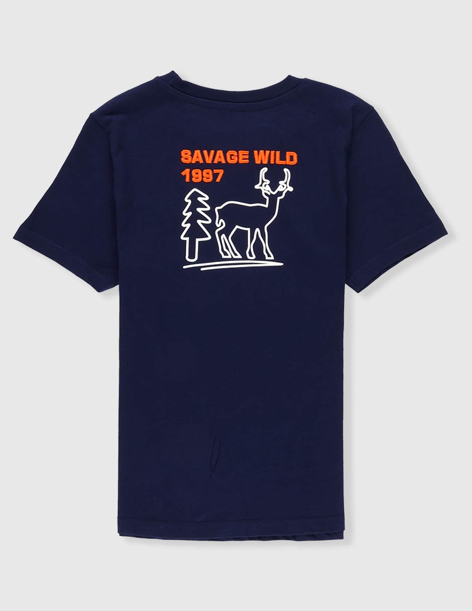 Playera manga corta para niño