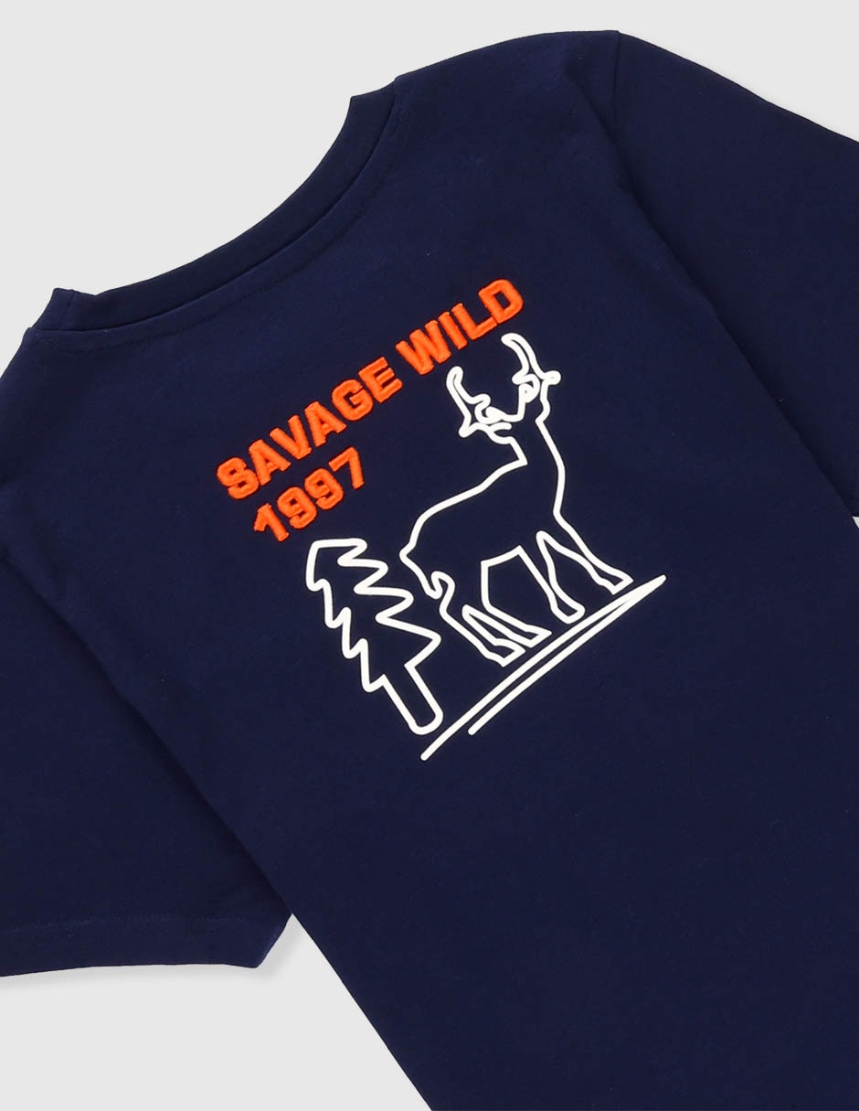 Playera manga corta para niño