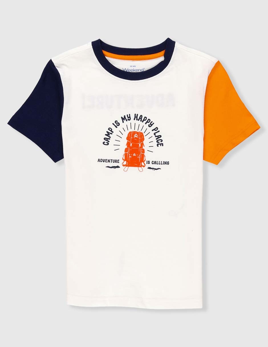 Playera manga corta para niño Playera manga corta para niño