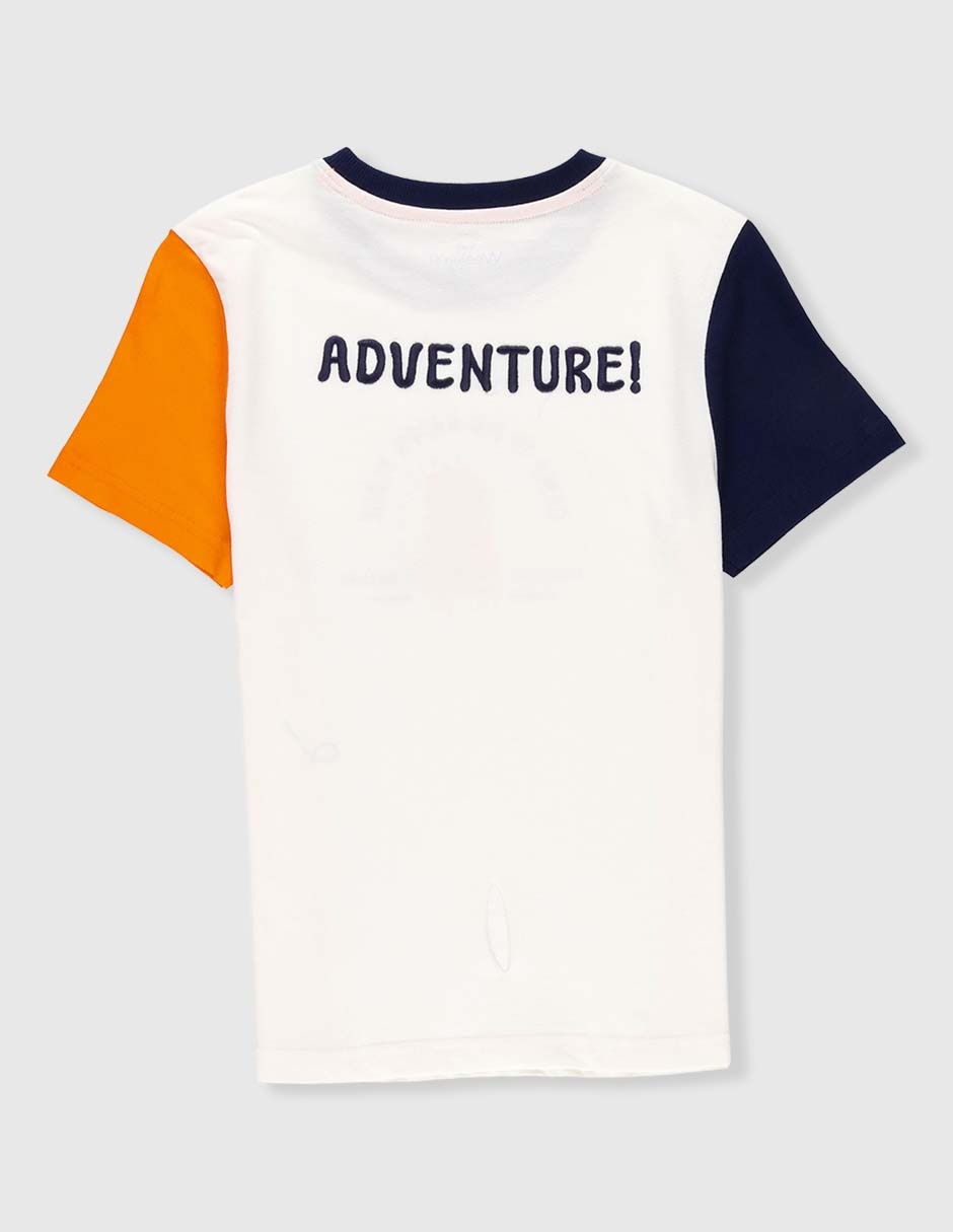 Playera manga corta para niño
