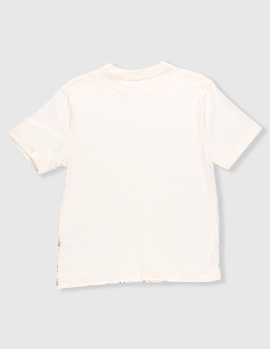 Playera Pizza Planeta manga corta para niño 4