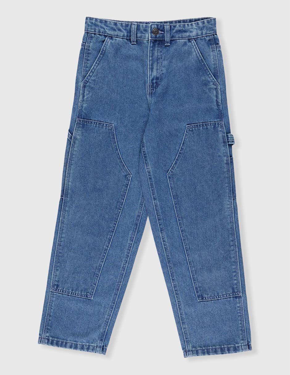 Jeans carpenter amplio Weekend lavado medio para niño
