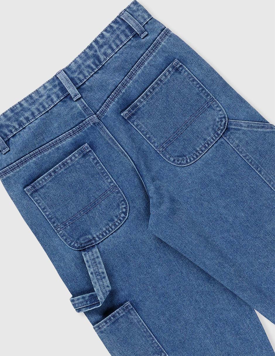 Jeans carpenter amplio Weekend lavado medio para niño