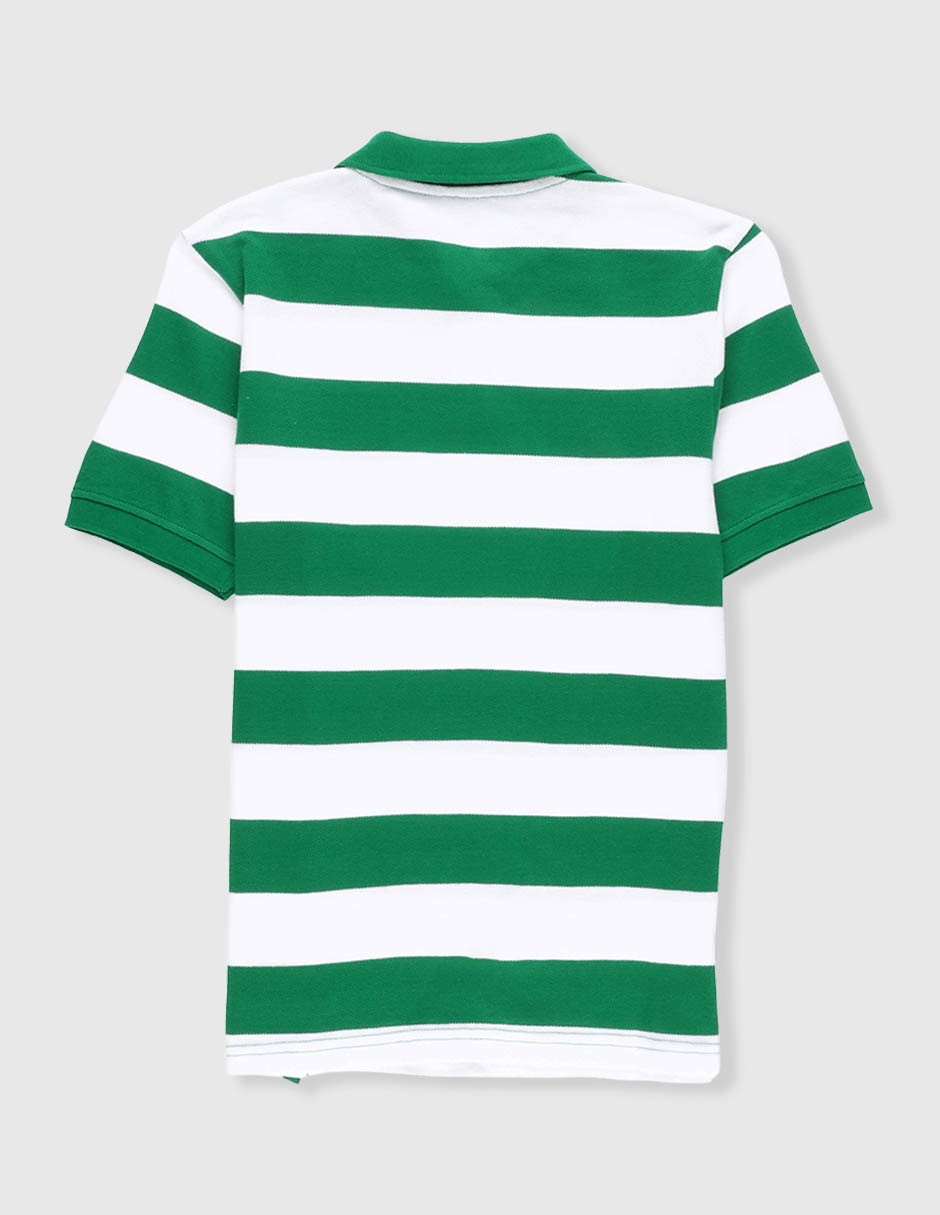 Playera tipo polo para niño