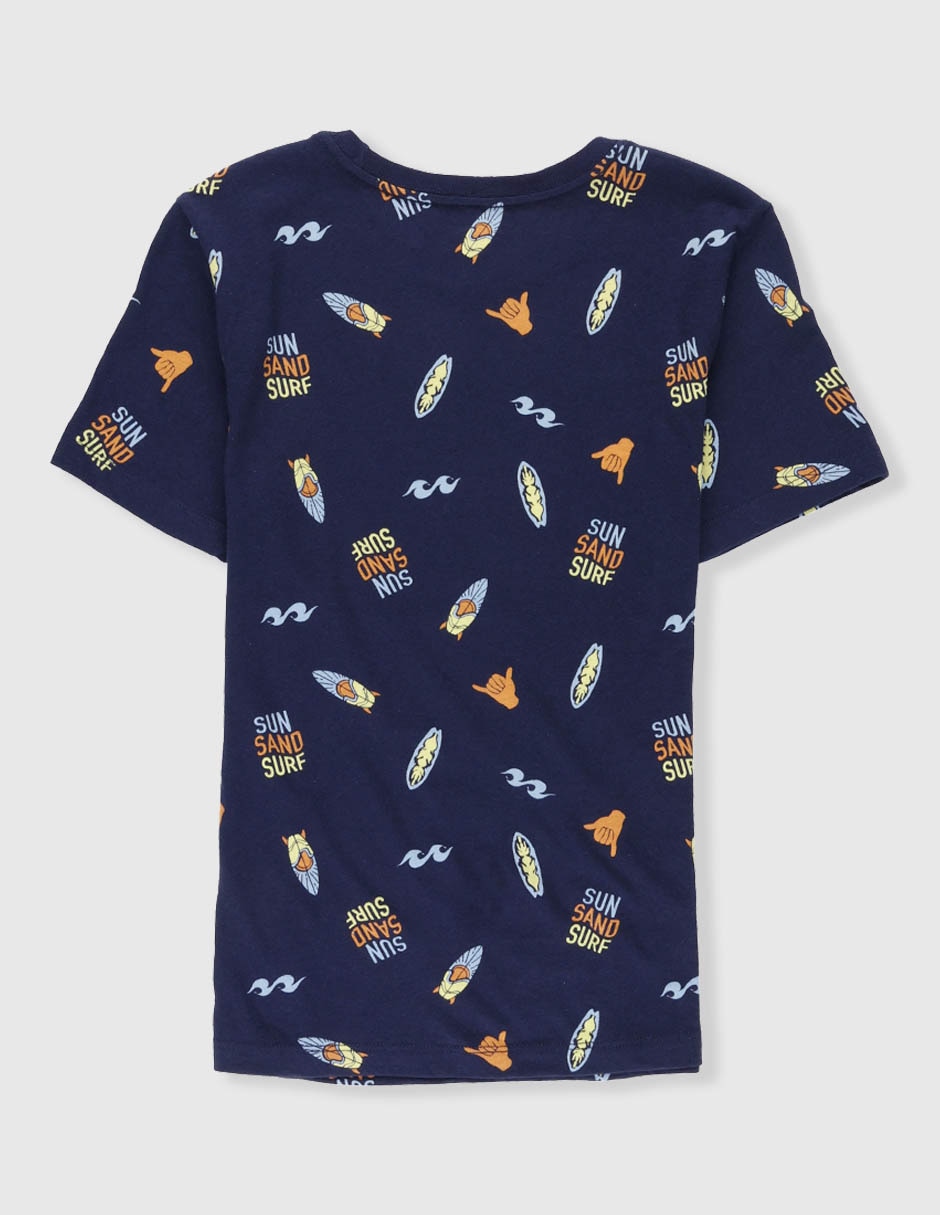 Playera Weekend manga corta para niño