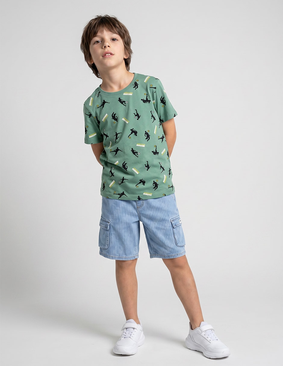 Playera manga corta para niño Playera manga corta para niño