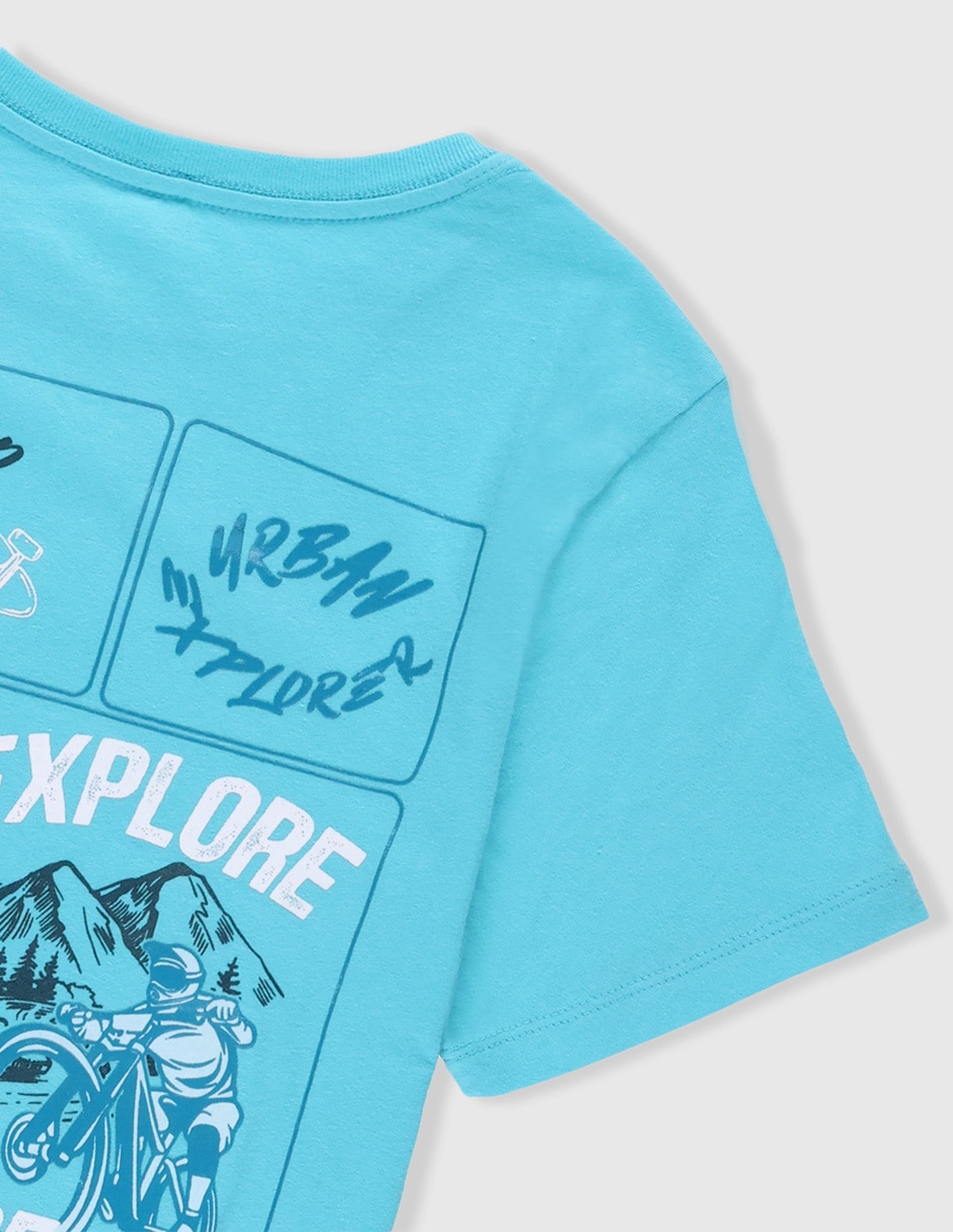 Playera Weekend manga corta para niño