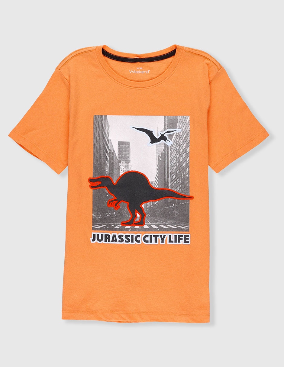 Playera Weekend manga corta para niño