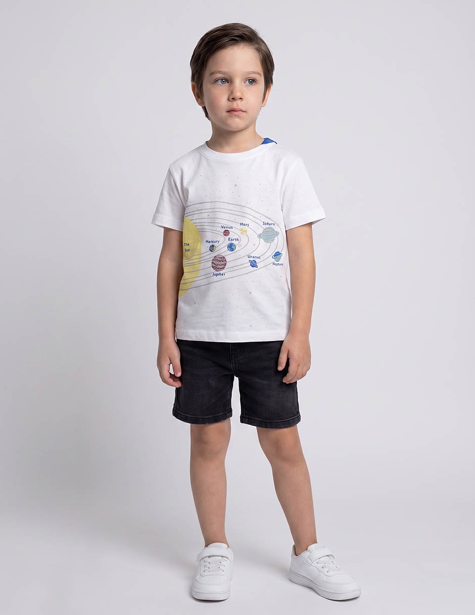 Playera Weekendd Manga Corta Para Niño Playera Weekendd Manga Corta Para Niño
