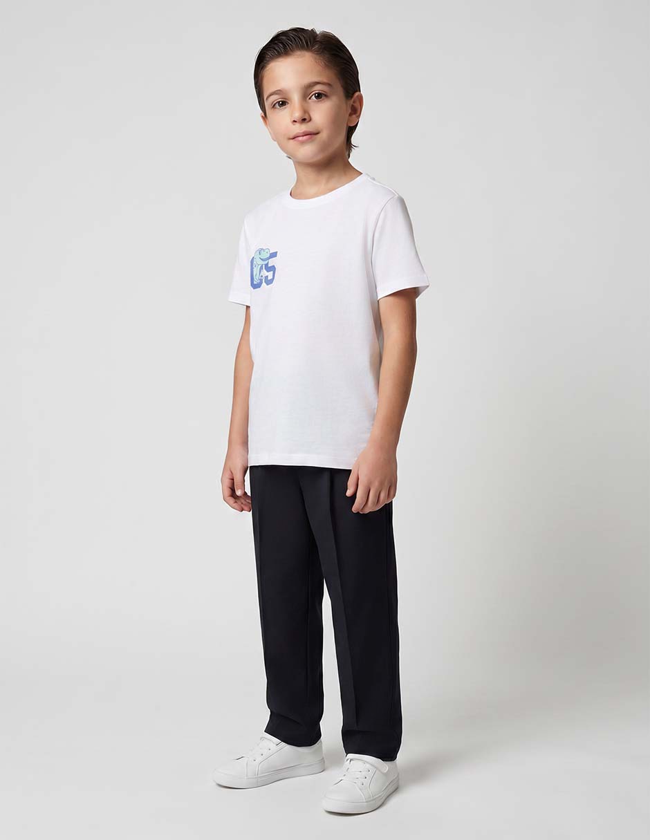 Playera Weekend manga corta para niño