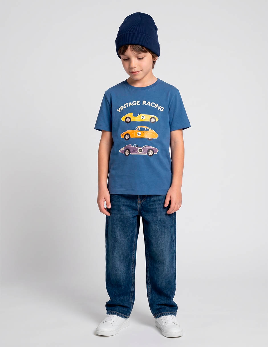 Playera manga corta para niño Playera manga corta para niño