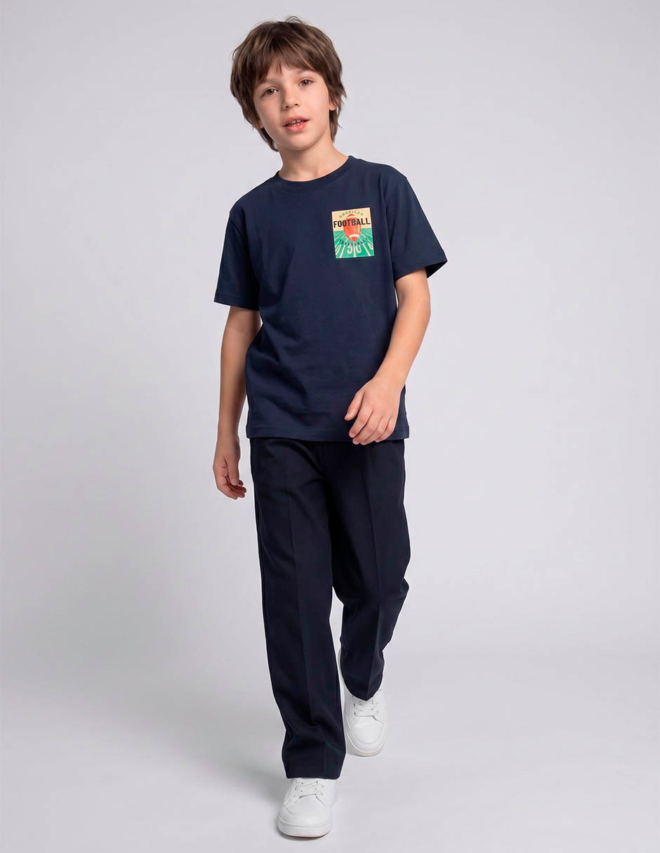 Playera manga corta para niño Playera manga corta para niño