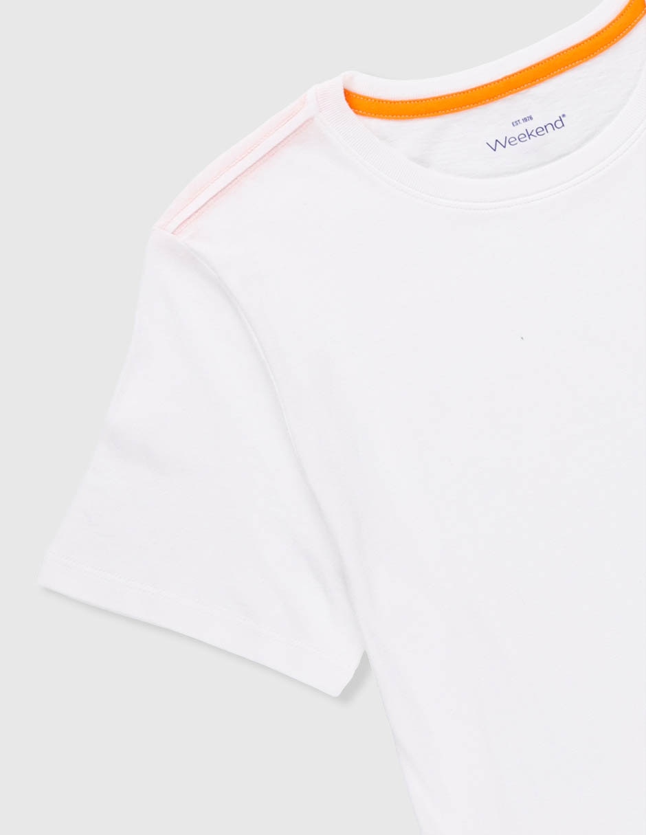 Playera Weekend manga corta para niño