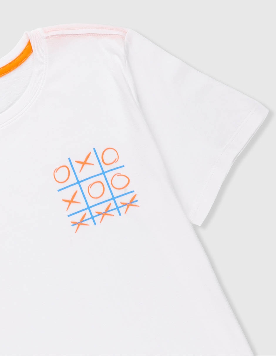 Playera Weekend manga corta para niño