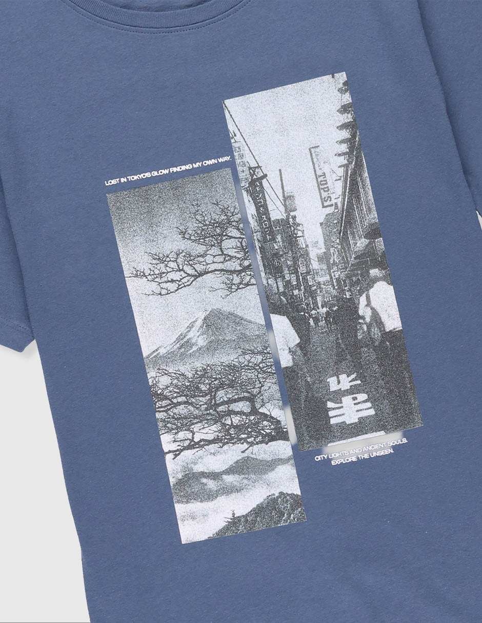 Playera Weekend manga corta para niño
