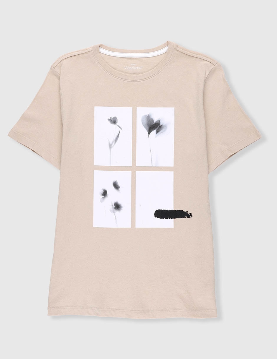 Playera Weekend manga corta para niño