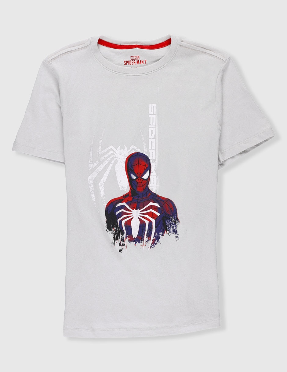 Playera Marvel Dtr Spider-Man manga corta para niño