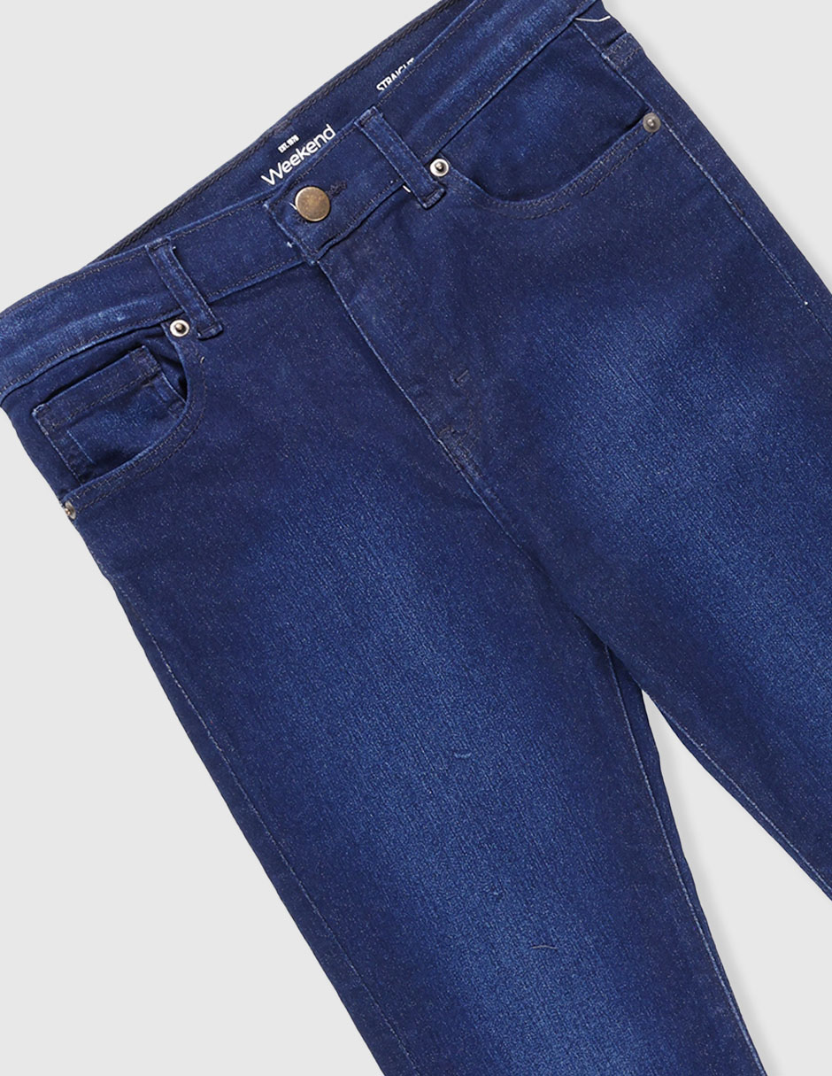 Jeans straight Weekend lavado medio para niño