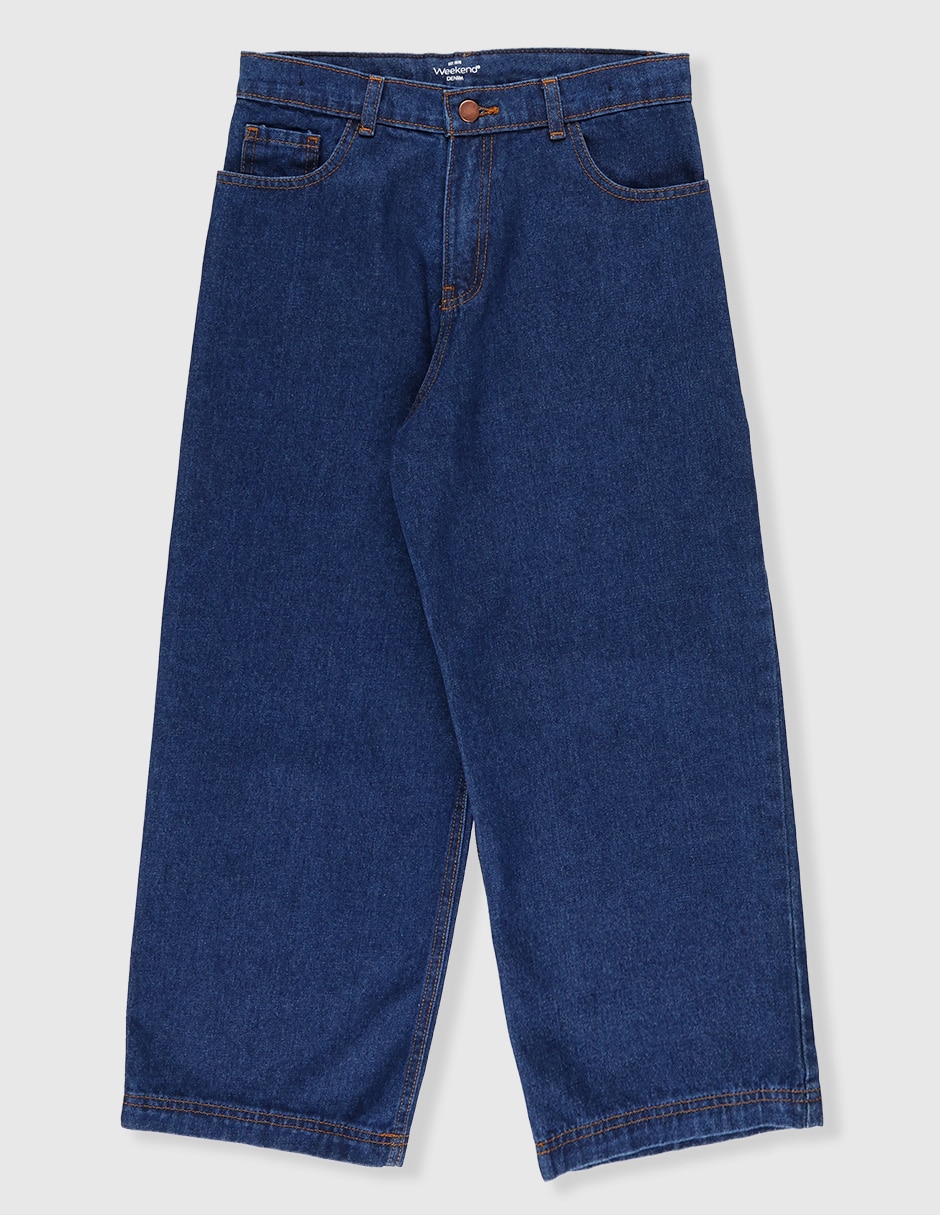 Jeans amplio Weekend lavado obscuro para niño