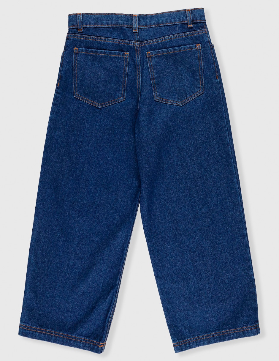 Jeans amplio Weekend lavado obscuro para niño