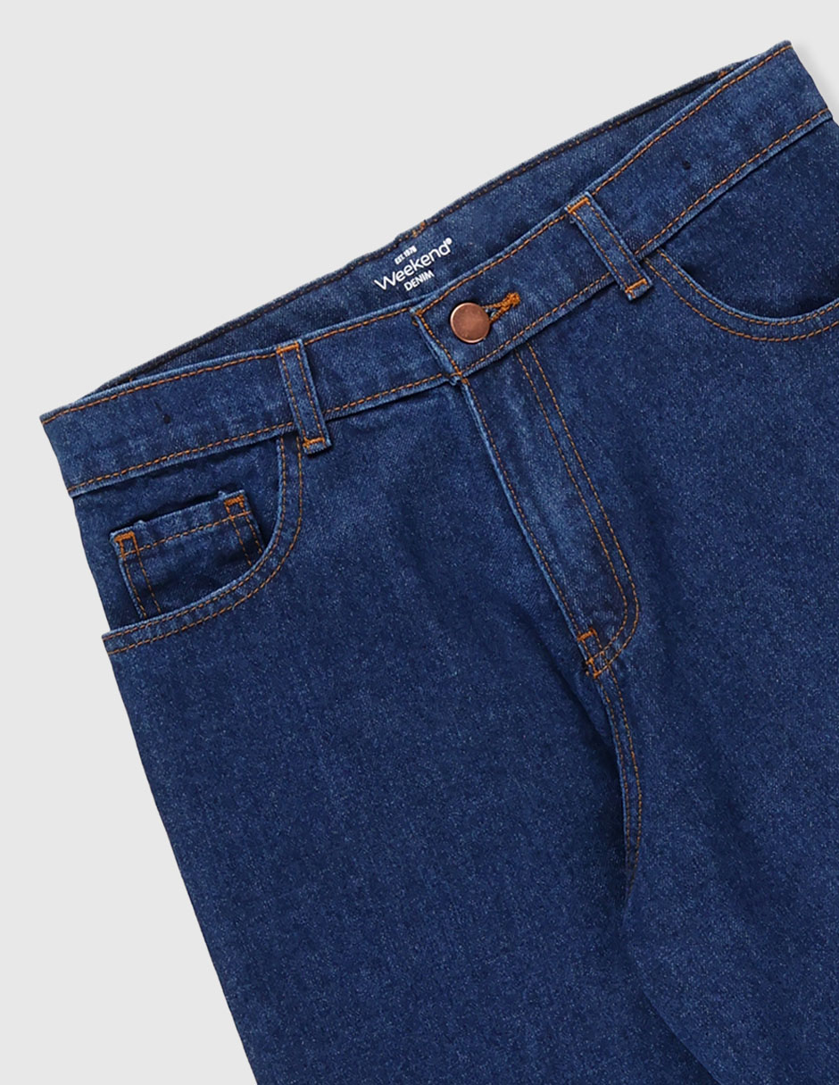 Jeans amplio Weekend lavado obscuro para niño