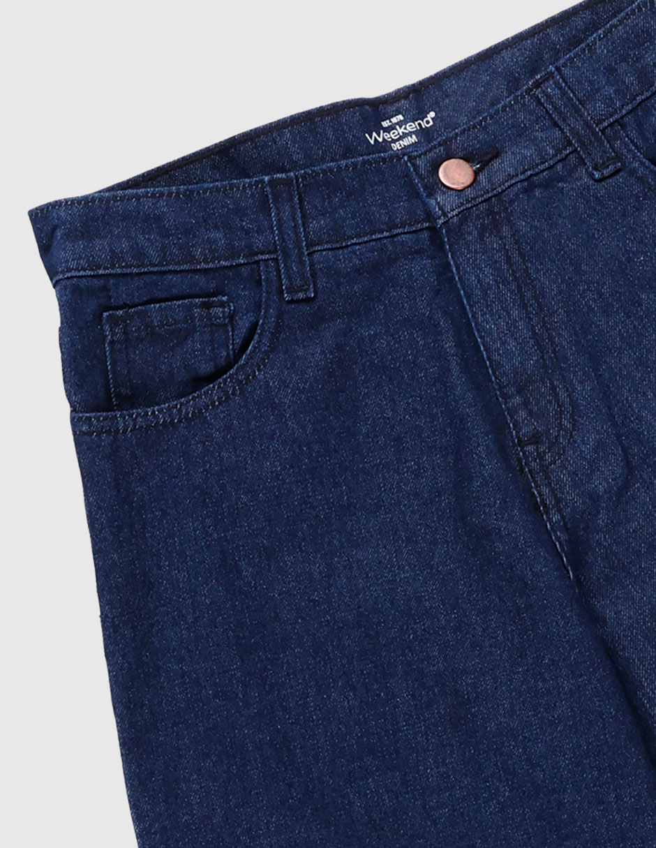 Jeans baggy Weekend lavado obscuro para niño