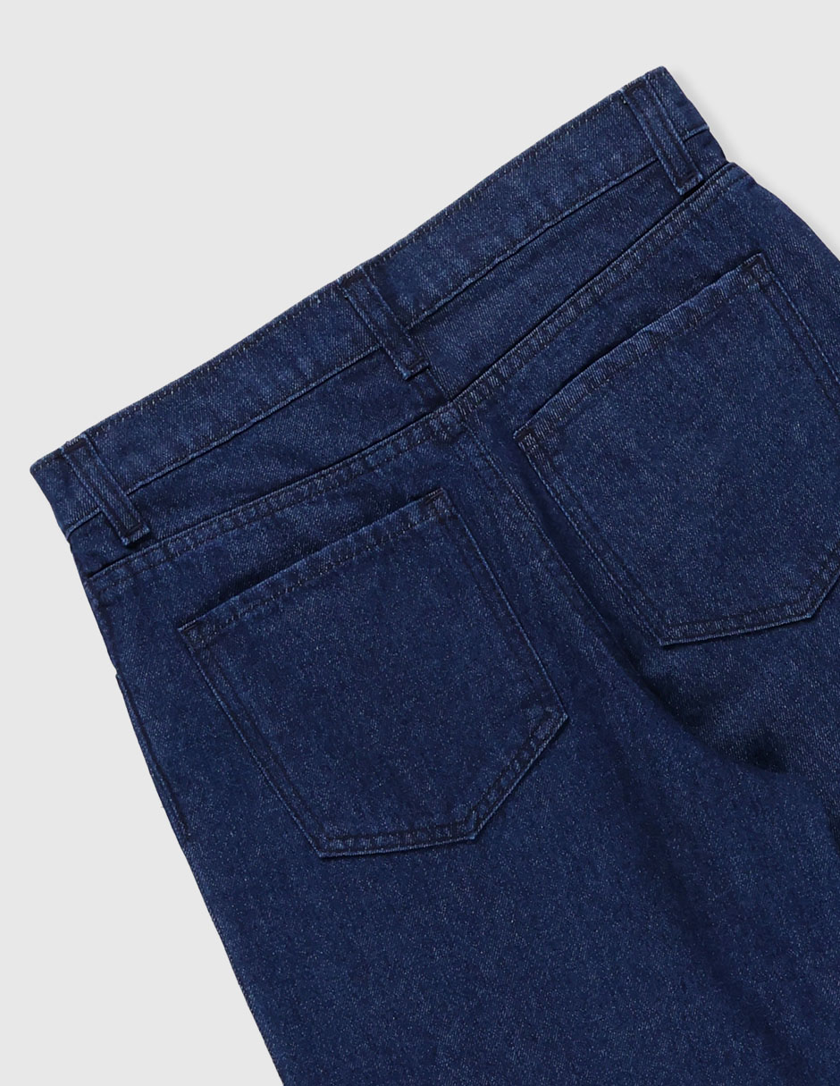 Jeans baggy Weekend lavado obscuro para niño