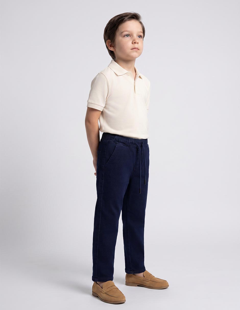 Jeans slim Weekend lavado obscuro para niño