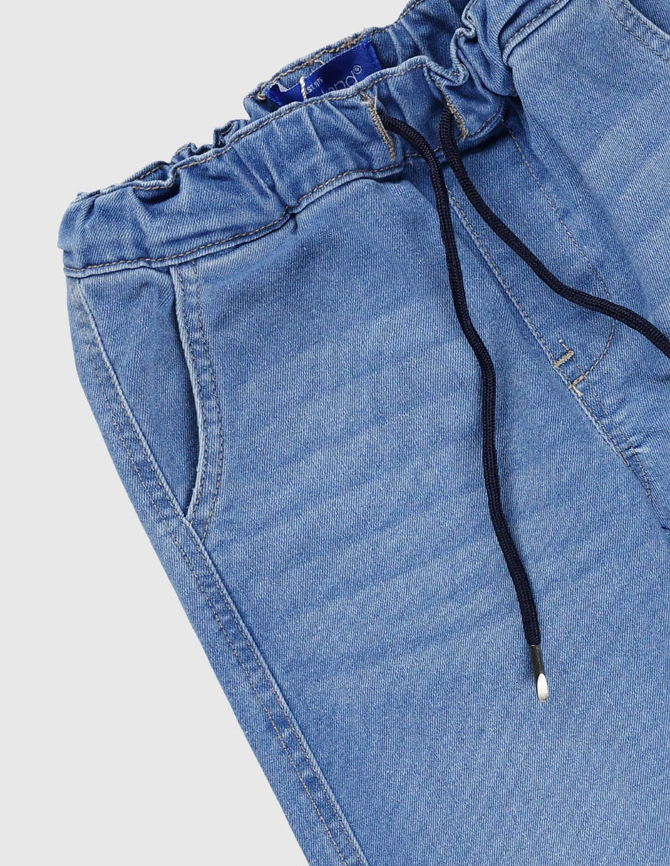 Jeans relajado lavado claro para niño 4
