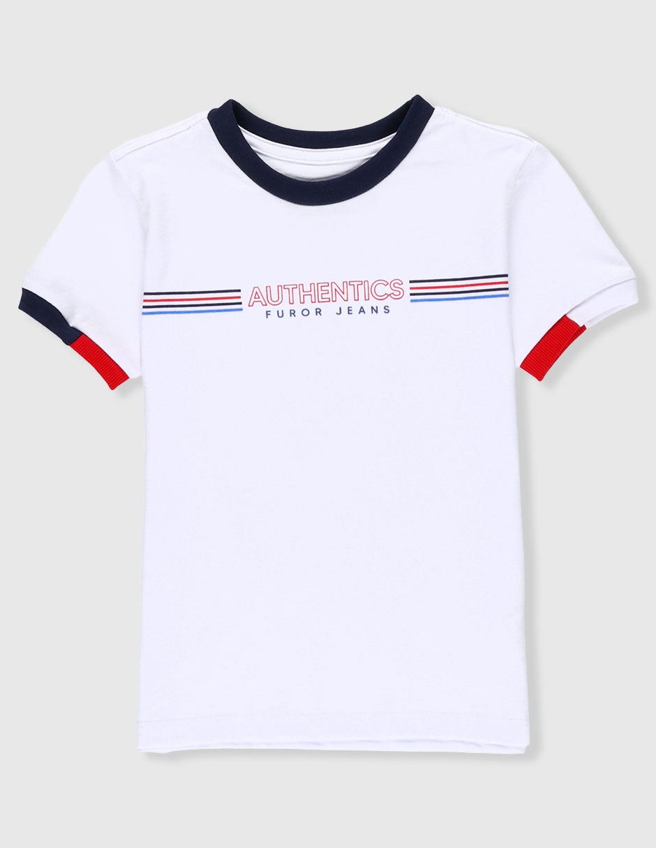 Playera Furor manga corta para niño