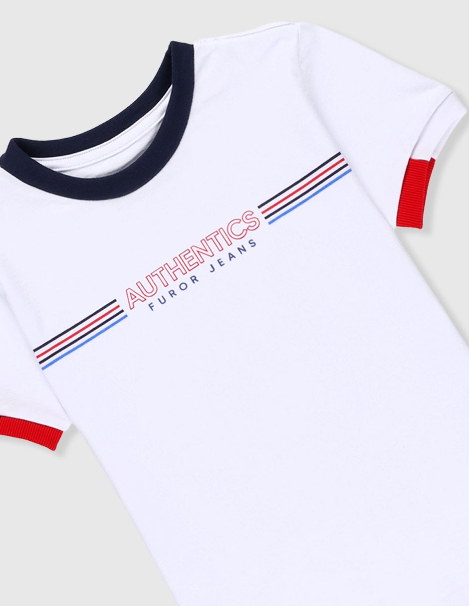 Playera Furor manga corta para niño