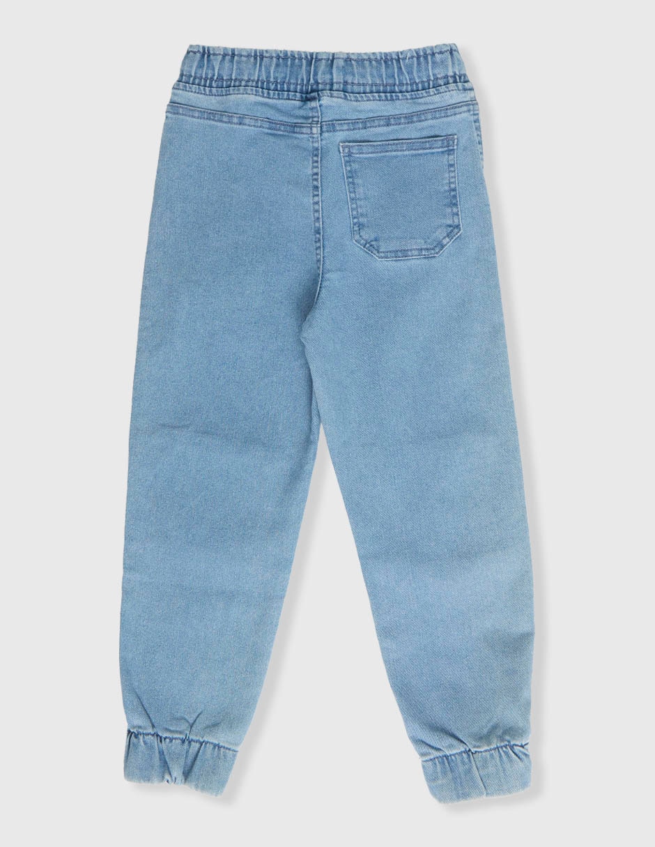 Jegging regular lavado claro para niño 2