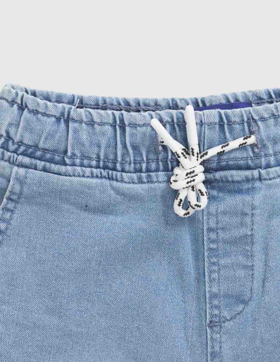 Jegging regular lavado claro para niño 3