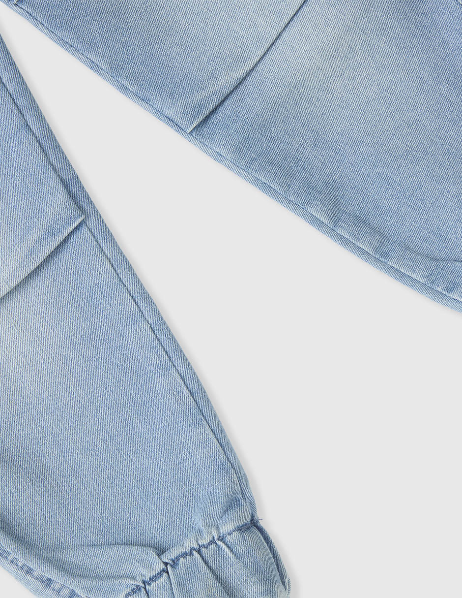 Jegging regular lavado claro para niño 4