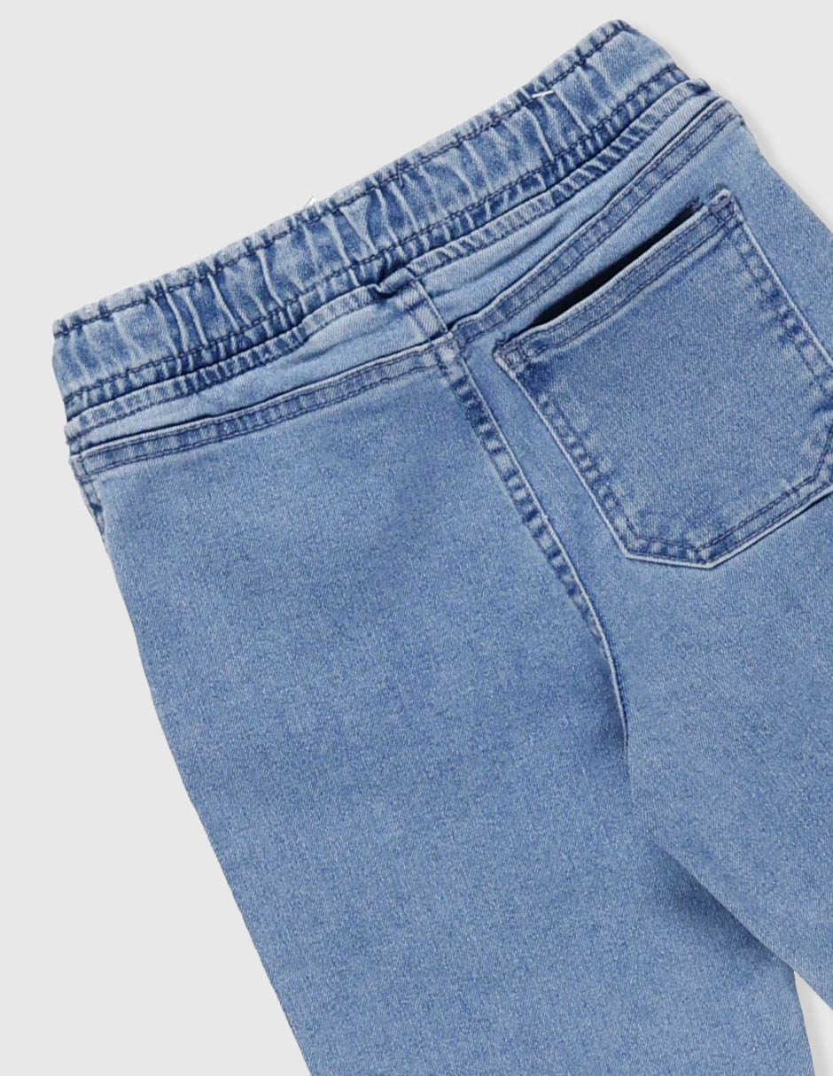 Jegging regular lavado claro para niño 5