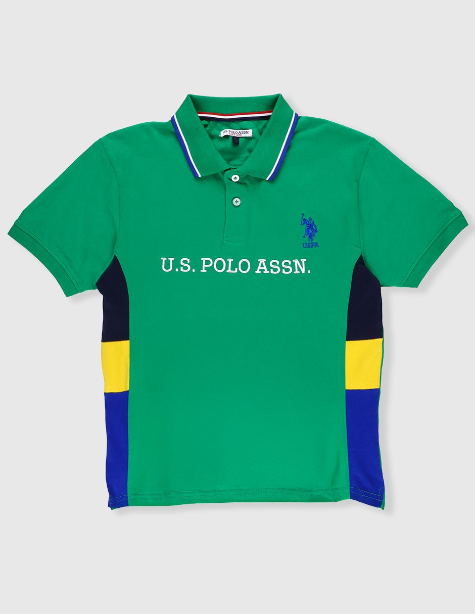 Playera tipo polo para niño