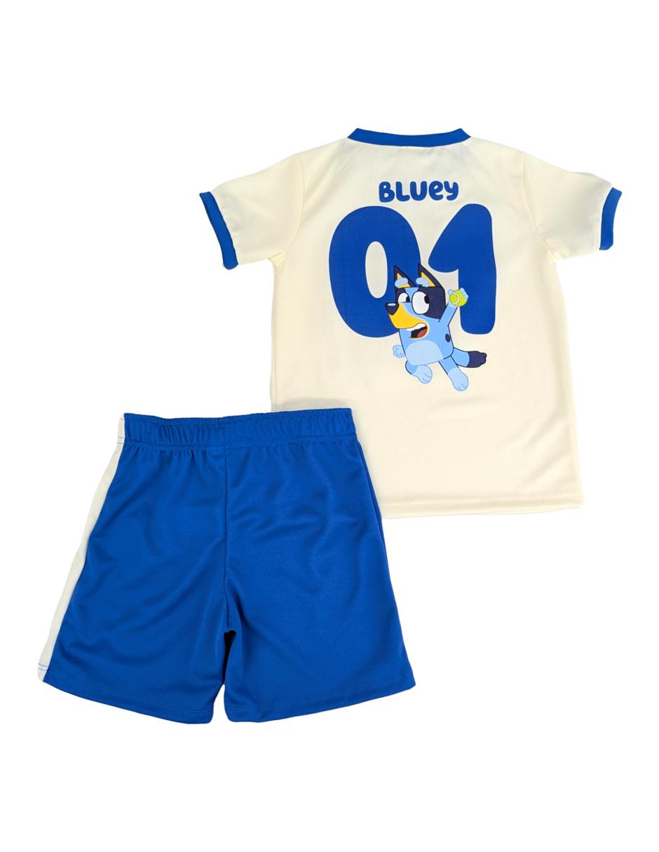 Conjunto short casual Bluey Bluey Bingo para niño