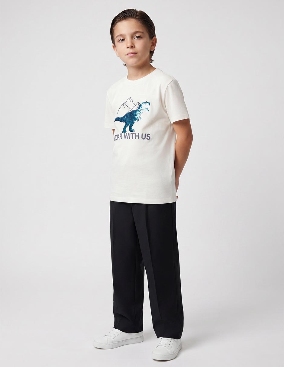 Playera manga corta para niño Playera manga corta para niño