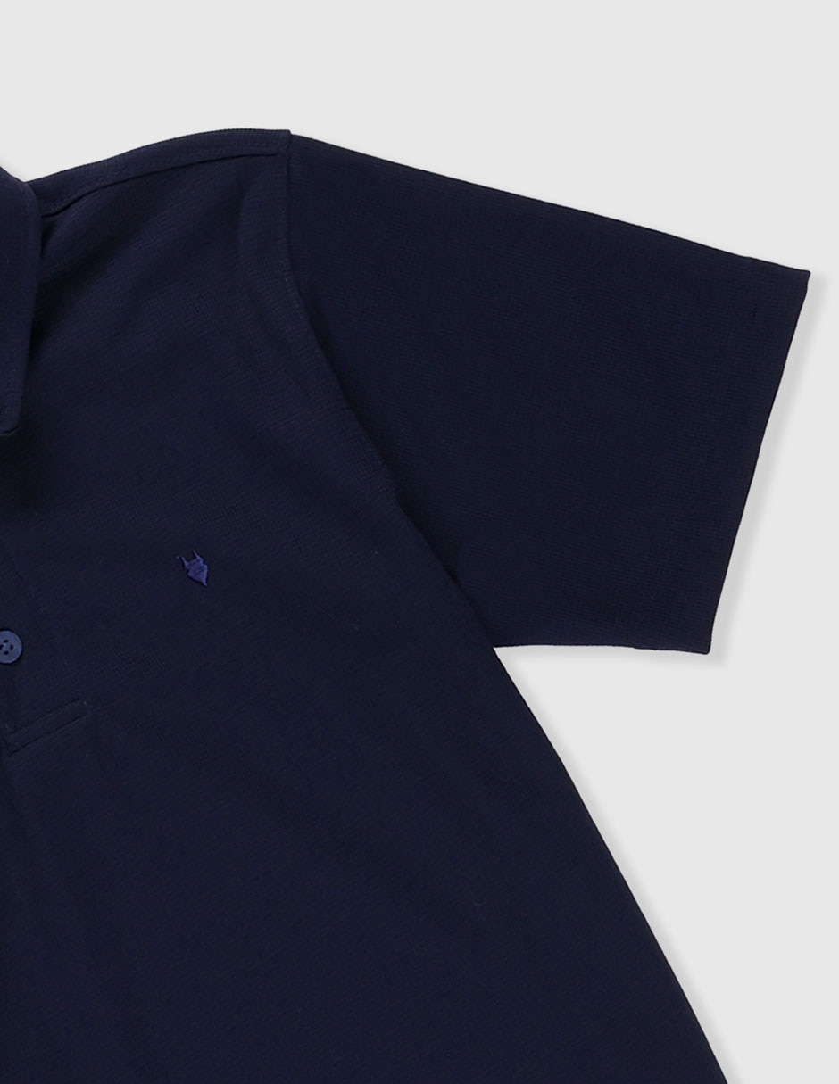 Playera Yale manga corta para niño