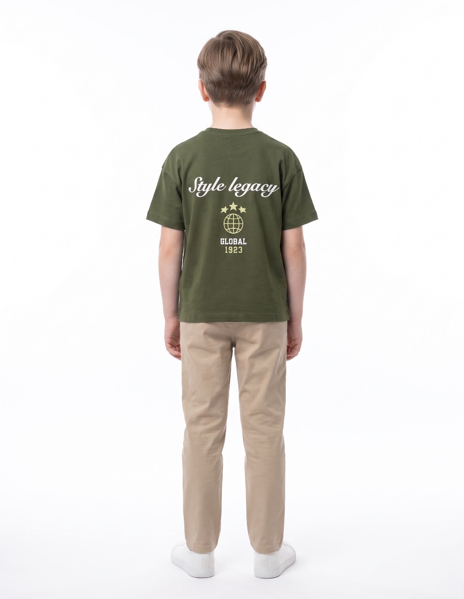 Playera manga corta para niño 2