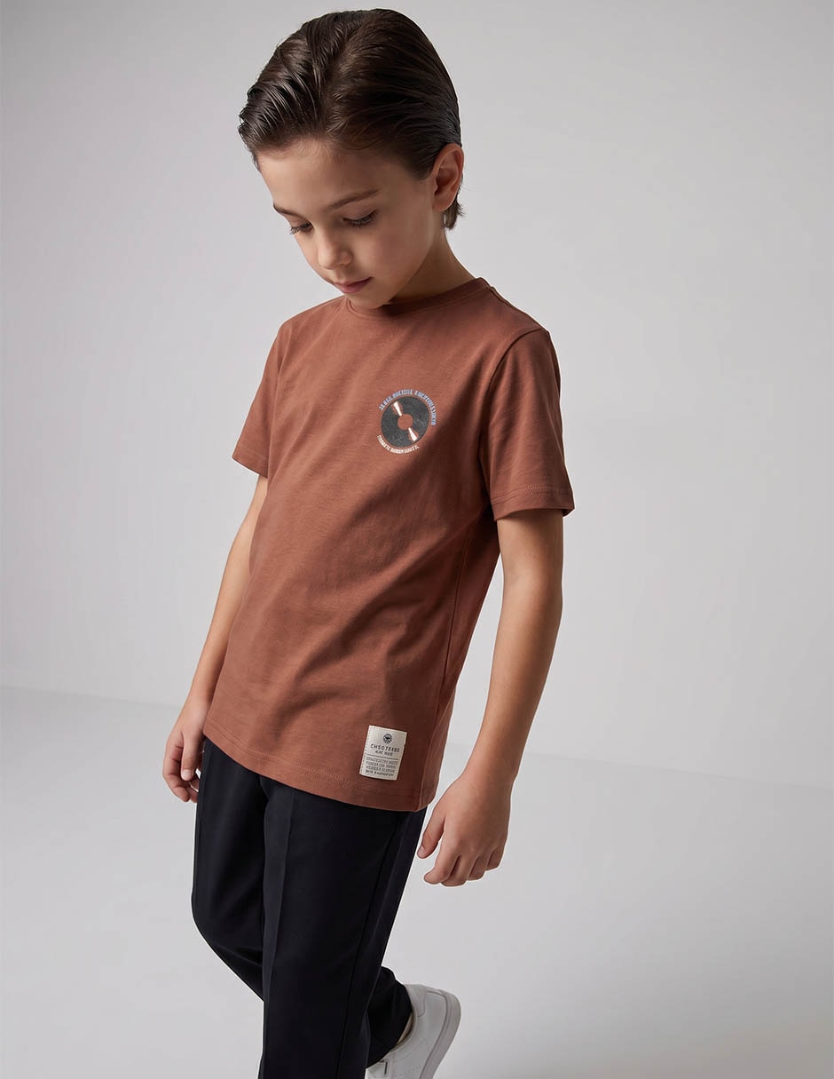 Playera manga corta para niño Playera manga corta para niño