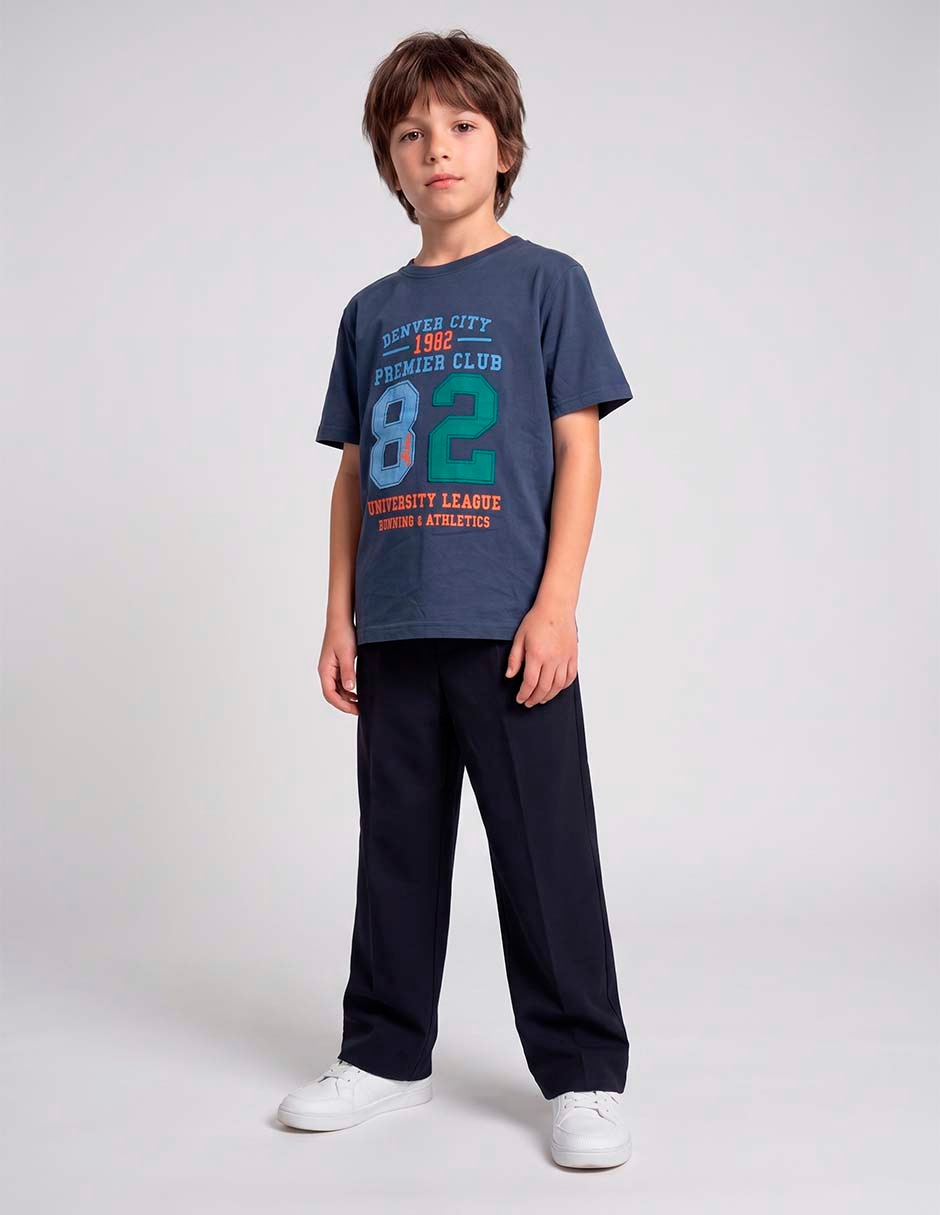Playera manga corta para niño 4