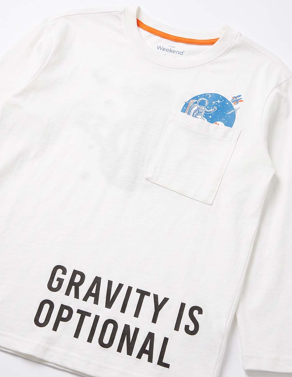 Playera manga larga para niño 3